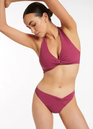 Twist Front Hipster Bikini Bottom - Orchid Zero Gravity Fit