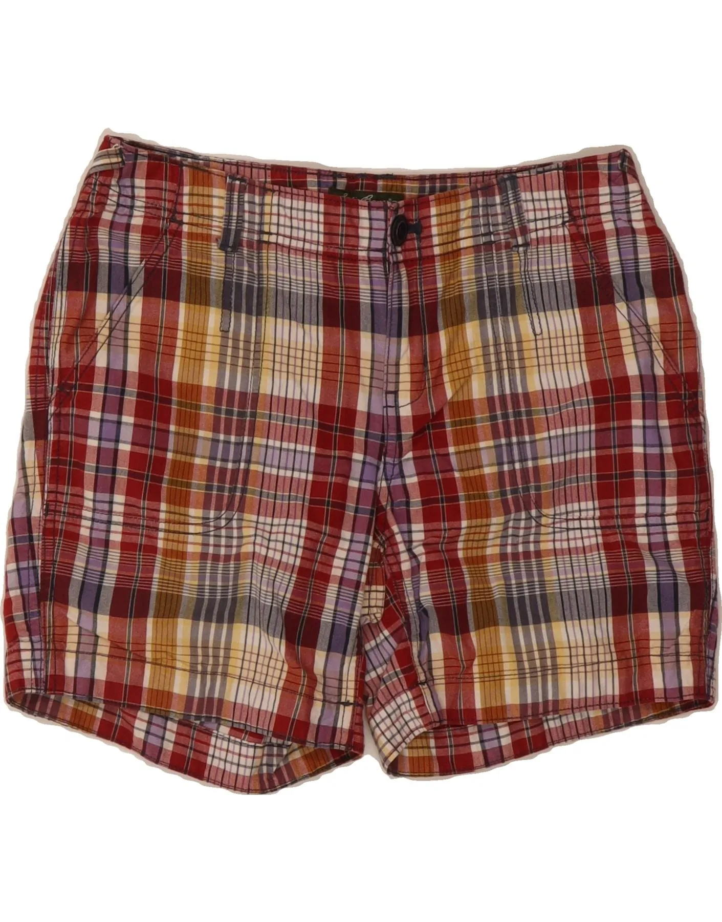 EDDIE BAUER Womens Mercer Fit Chino Shorts US 6 Medium W30  Multicoloured Runway Inspired