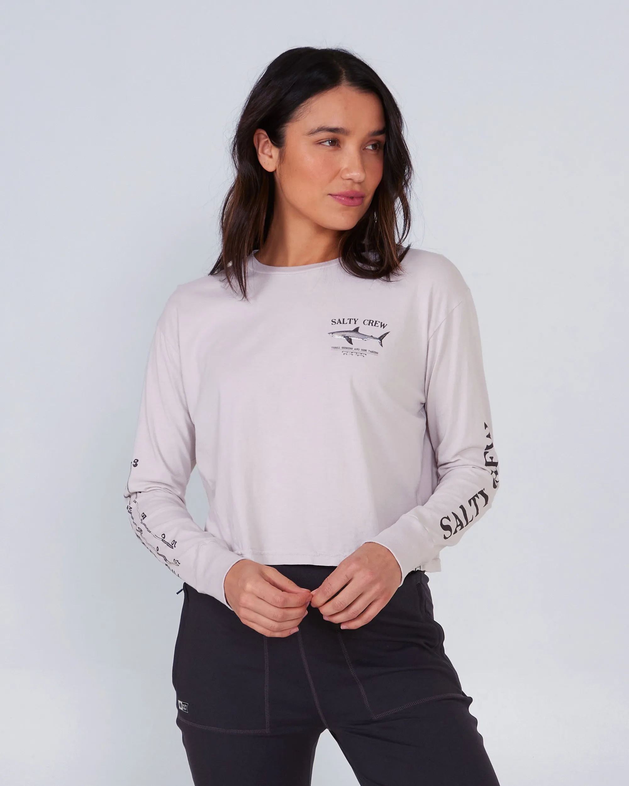Bruce Long Sleeve Crop - Natural Cozy and Comfortable