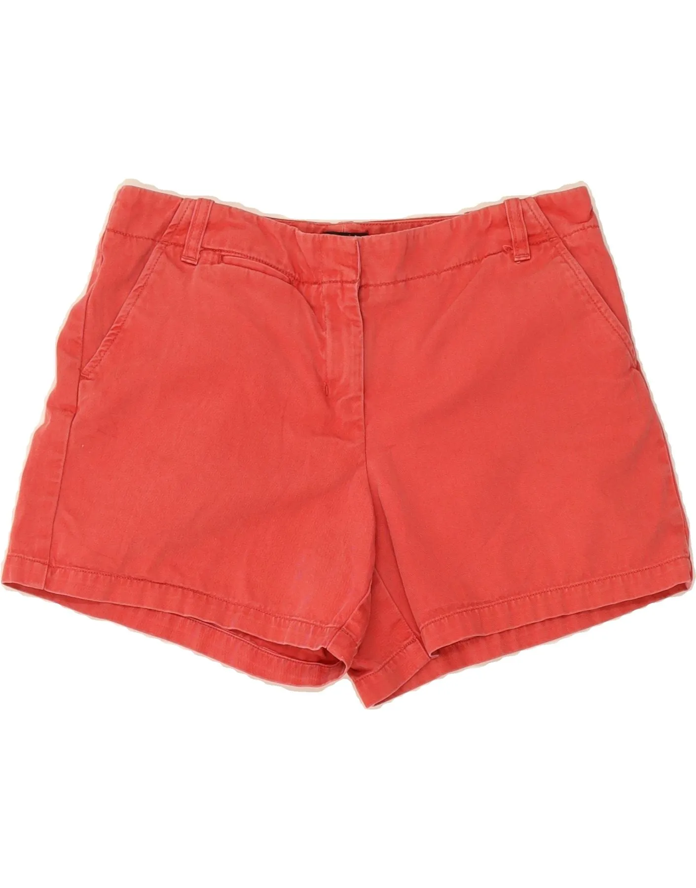 Easy Care Material Water Repellent Finish J. CREW Womens Low Fit Chino Shorts US 6 Medium W32  Red
