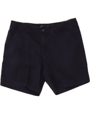 vacation wear Hypoallergenic Lining EDDIE BAUER Womens Chino Shorts US 10 Large W34 Navy Blue Cotton