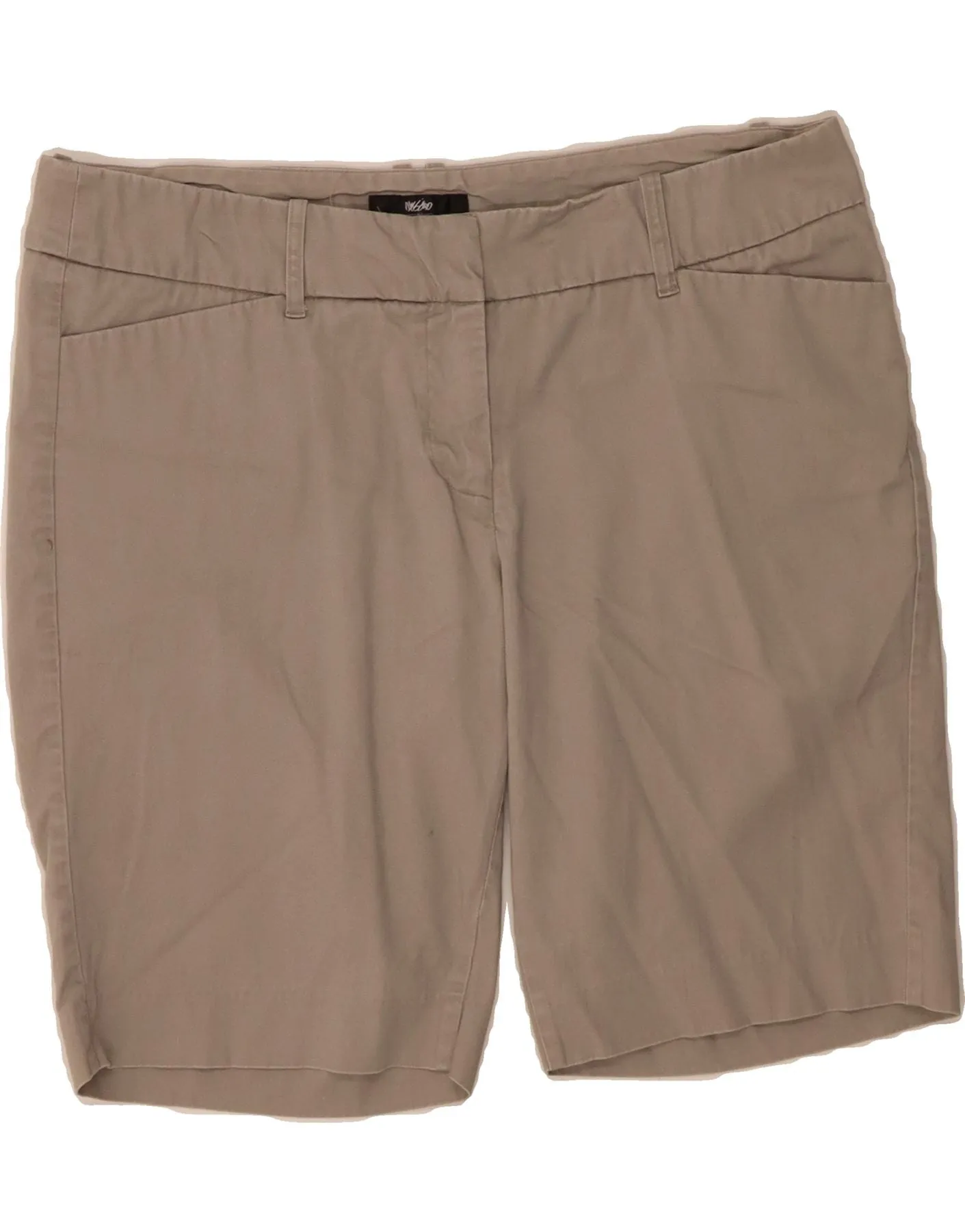 Friends Meetup gender-neutral MOSSIMO Womens Stretch High Waist Casual Shorts US 14 XL W34  Beige Cotton