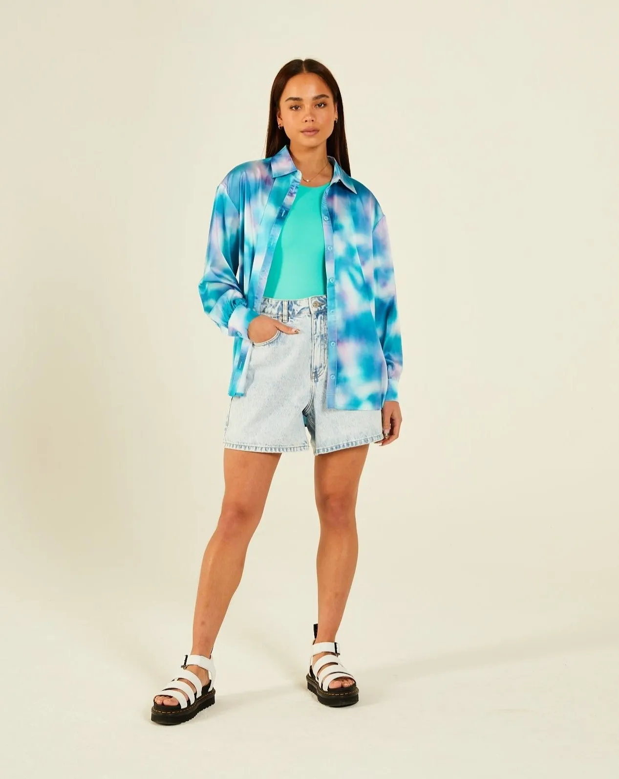 Thandie Shirt Soft Jade MoistureWicking Fabric