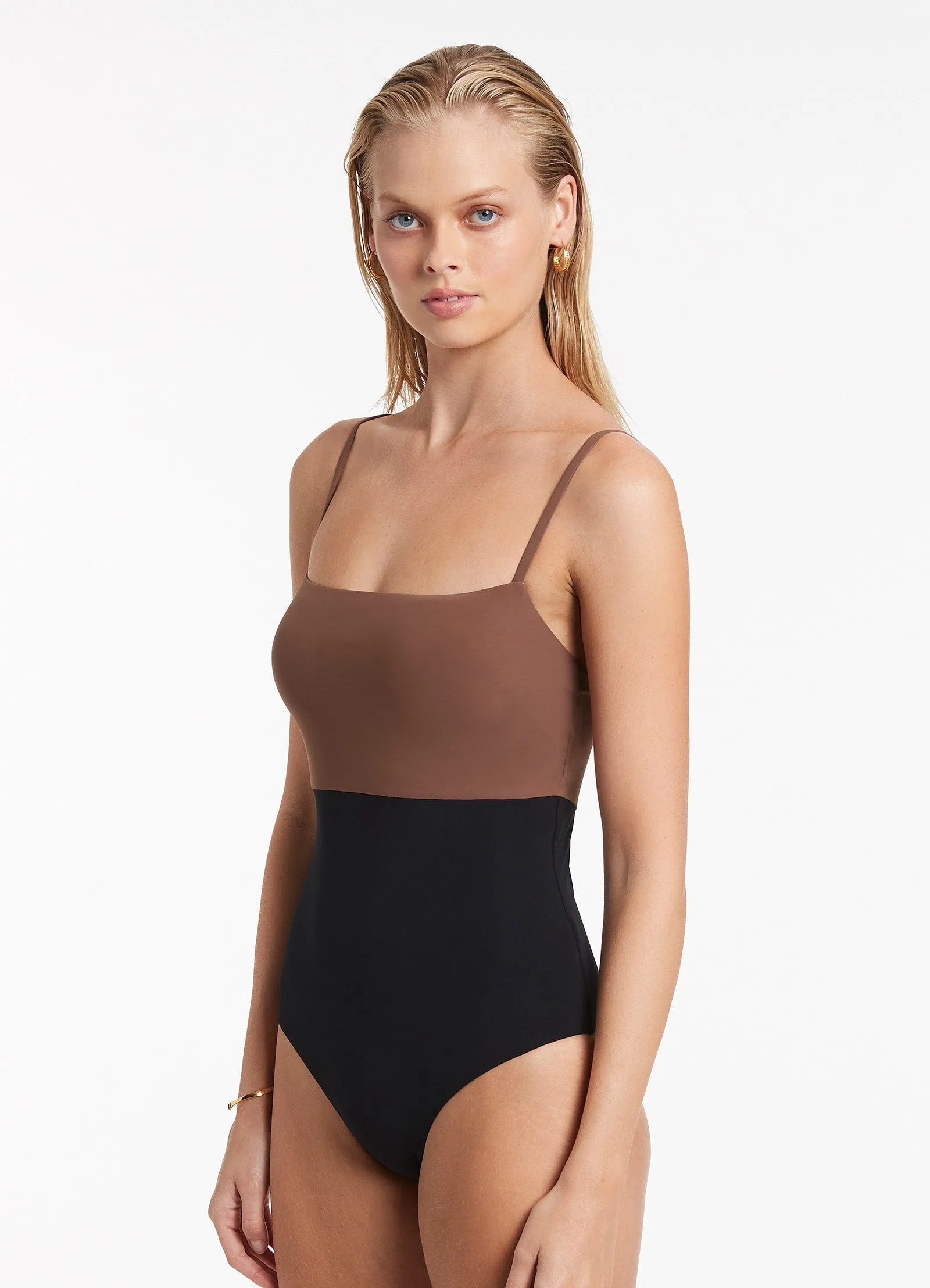 Versa Tank One Piece - Latte Sun-Kissed Days