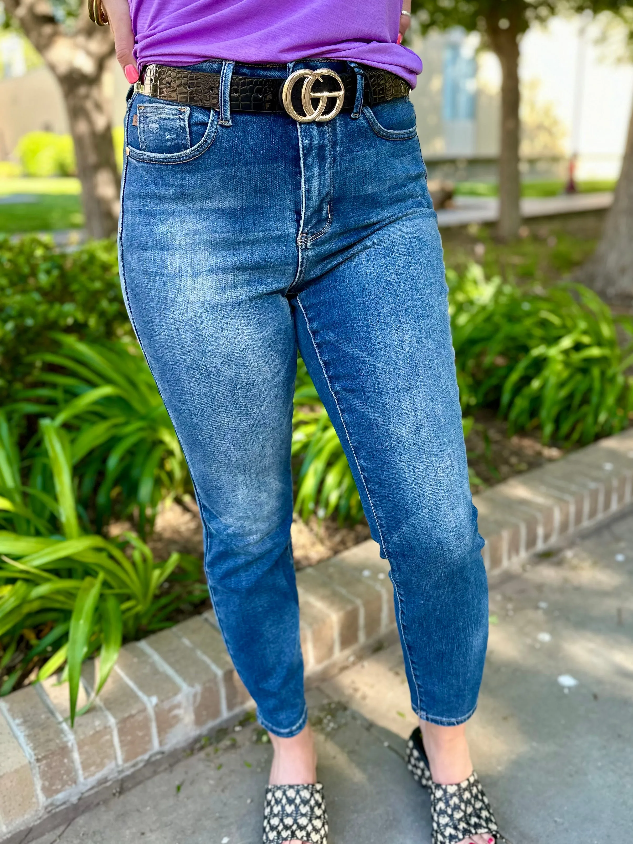 Flexible Fit Chilly Weather Lewis High Waist Slim Fit Jean by Judy Blue