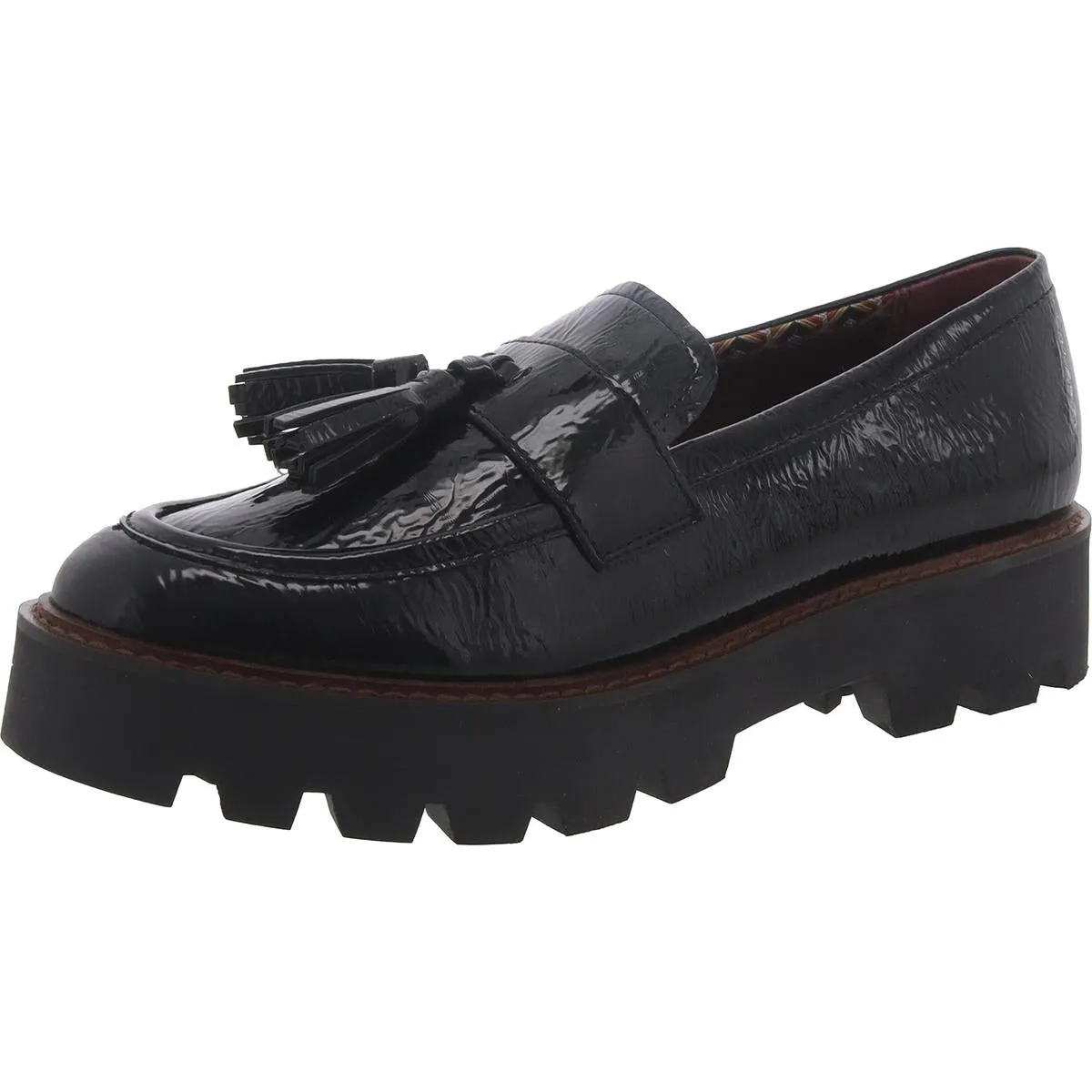 Balinna Womens Loafer Heels Platform Heels