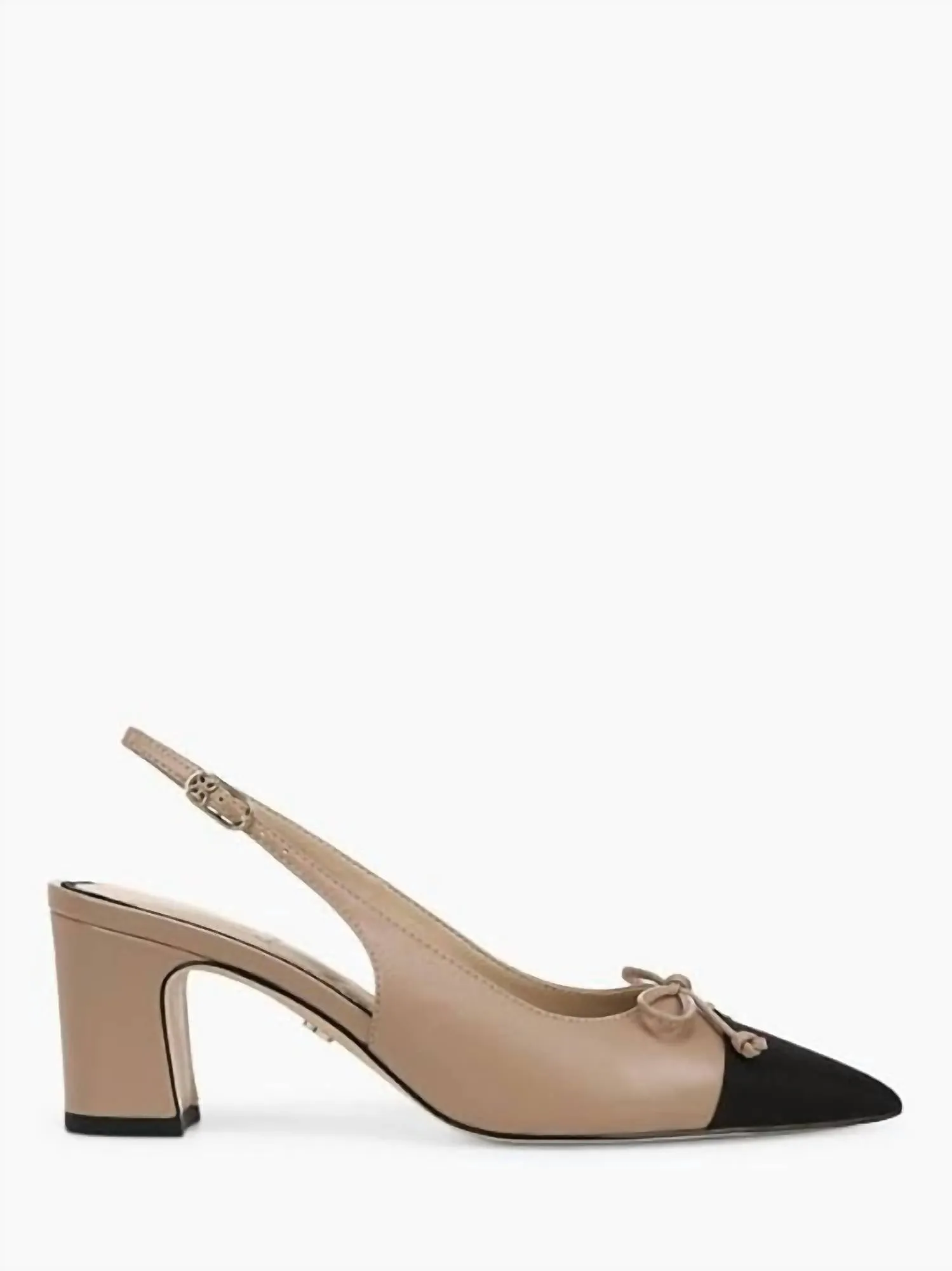 Women's Willette Pump Heels In Tan/black Leather Mid Top Good flexibility