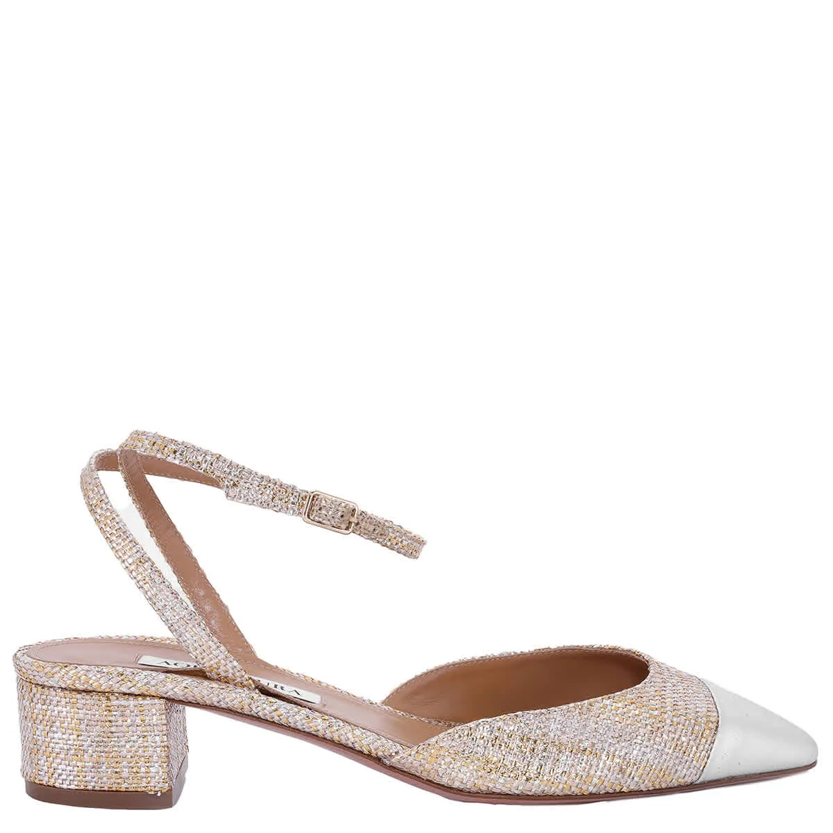 Aquazzura French Flirt Intreccio Pumps Comfortable Arch Support
