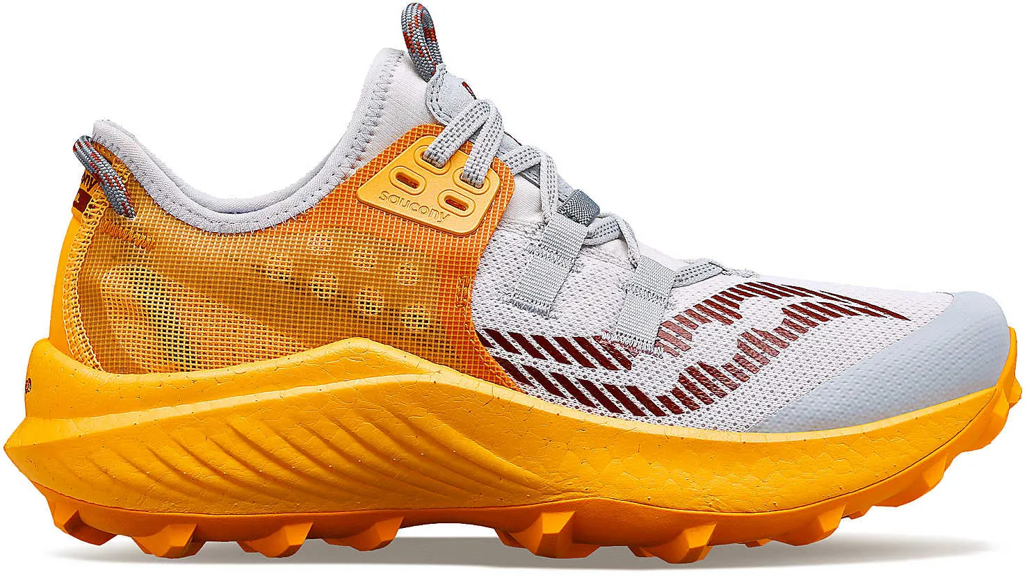 Wellness - Promoting fabric upper shoes Saucony Endorphin Rift Womens Trail Running Shoes - Grey