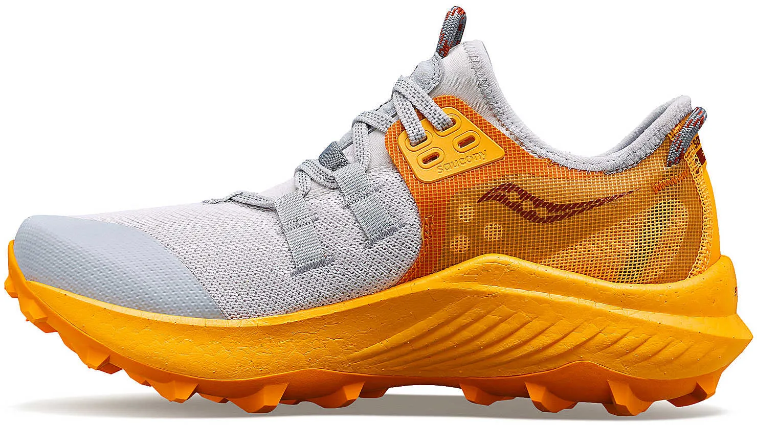 Saucony Endorphin Rift Womens Trail Running Shoes - Grey Heel Clip Stabilizer