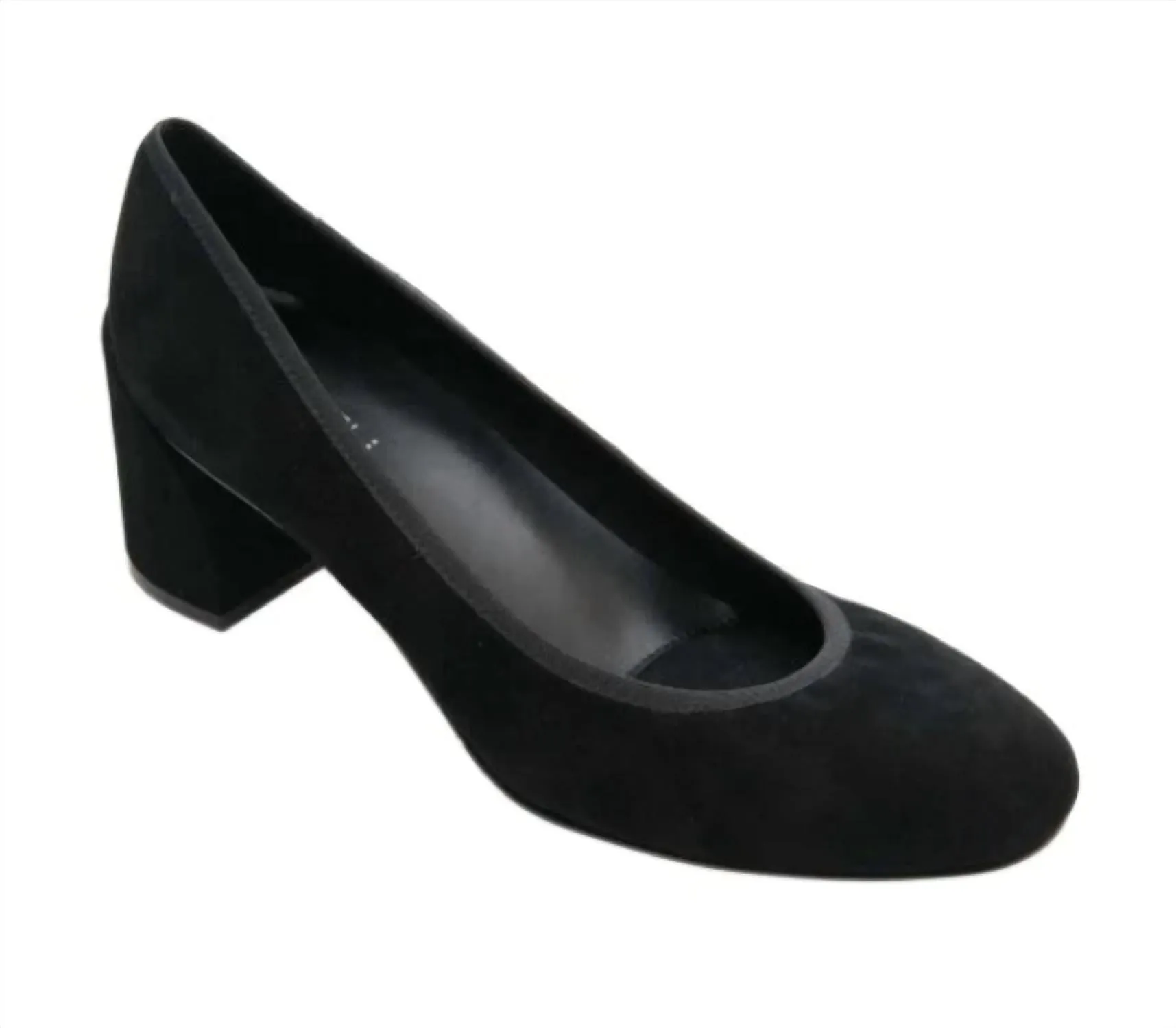Power Outfit Classic Wedding Heels Women's Camila Heel In Black Suede