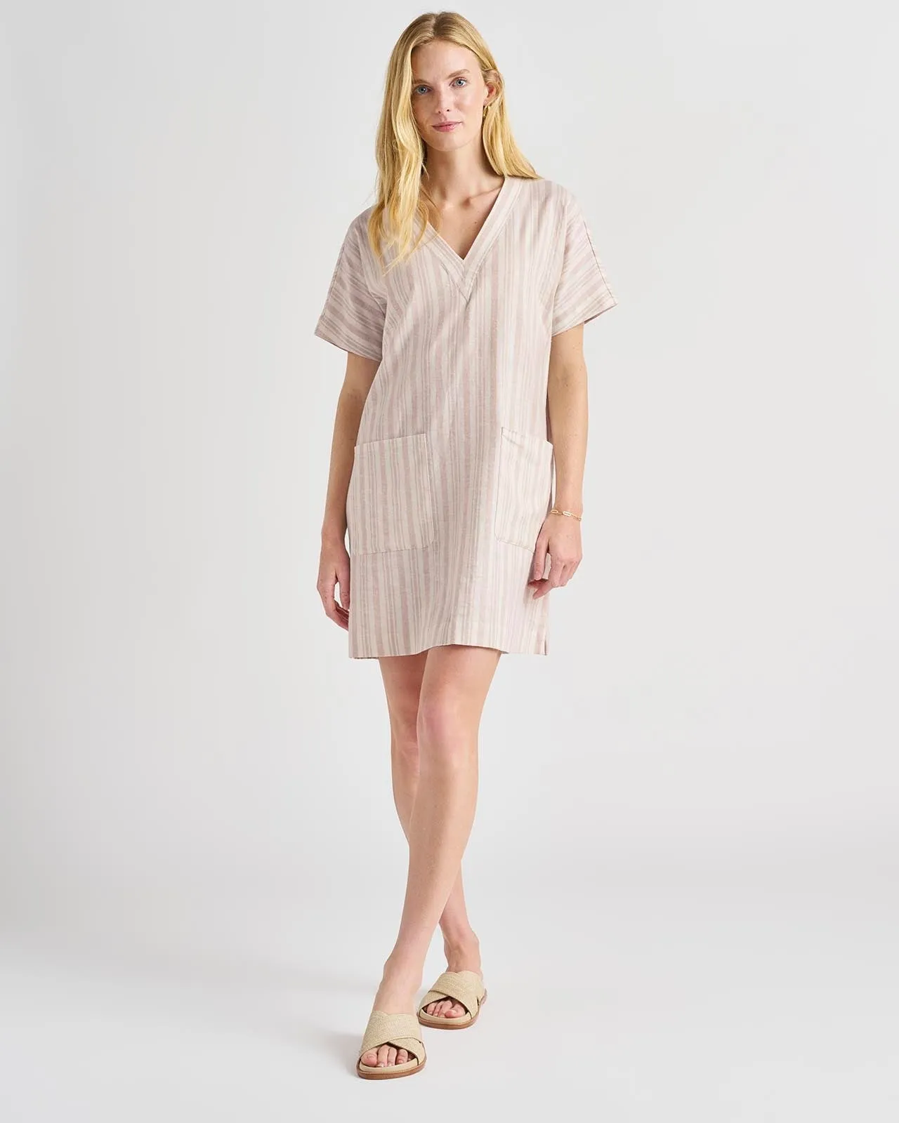 Viola Stripe Dress Delicate Mood Luxe style