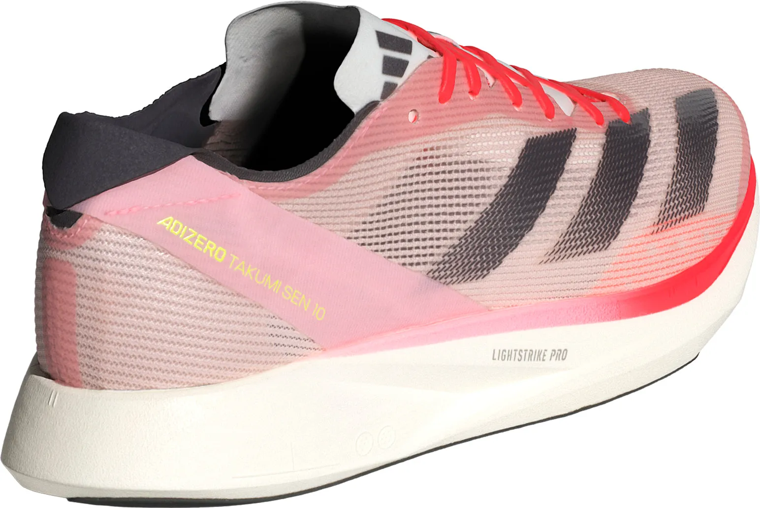 adjustable shoe fit adidas Adizero Takumi Sen 10 Womens Running Shoes - Pink