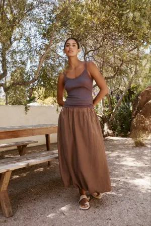 INES SILK COTTON VOILE SKIRT Style Innovation