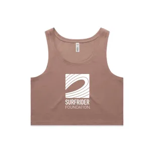 Womens Logo Crop Tank Chill Design