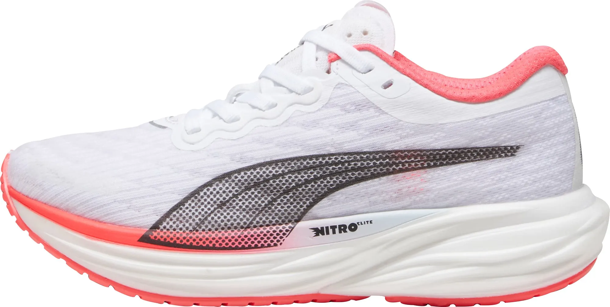 contemporary shoes Lightweight Midsole Puma Deviate Nitro 2 Womens Running Shoes - White