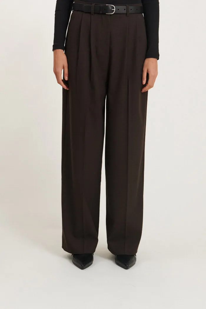 Marjorie Pants - Chocolate torte Casual Comfort