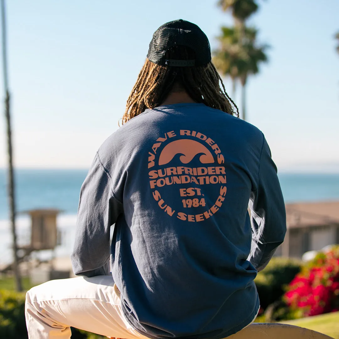 Wave Riders Long Sleeve Pocket Tee Cozy Stretch Beachwear