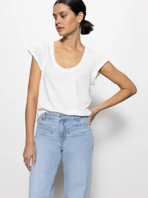 West Side Tee White Relaxed and Easy