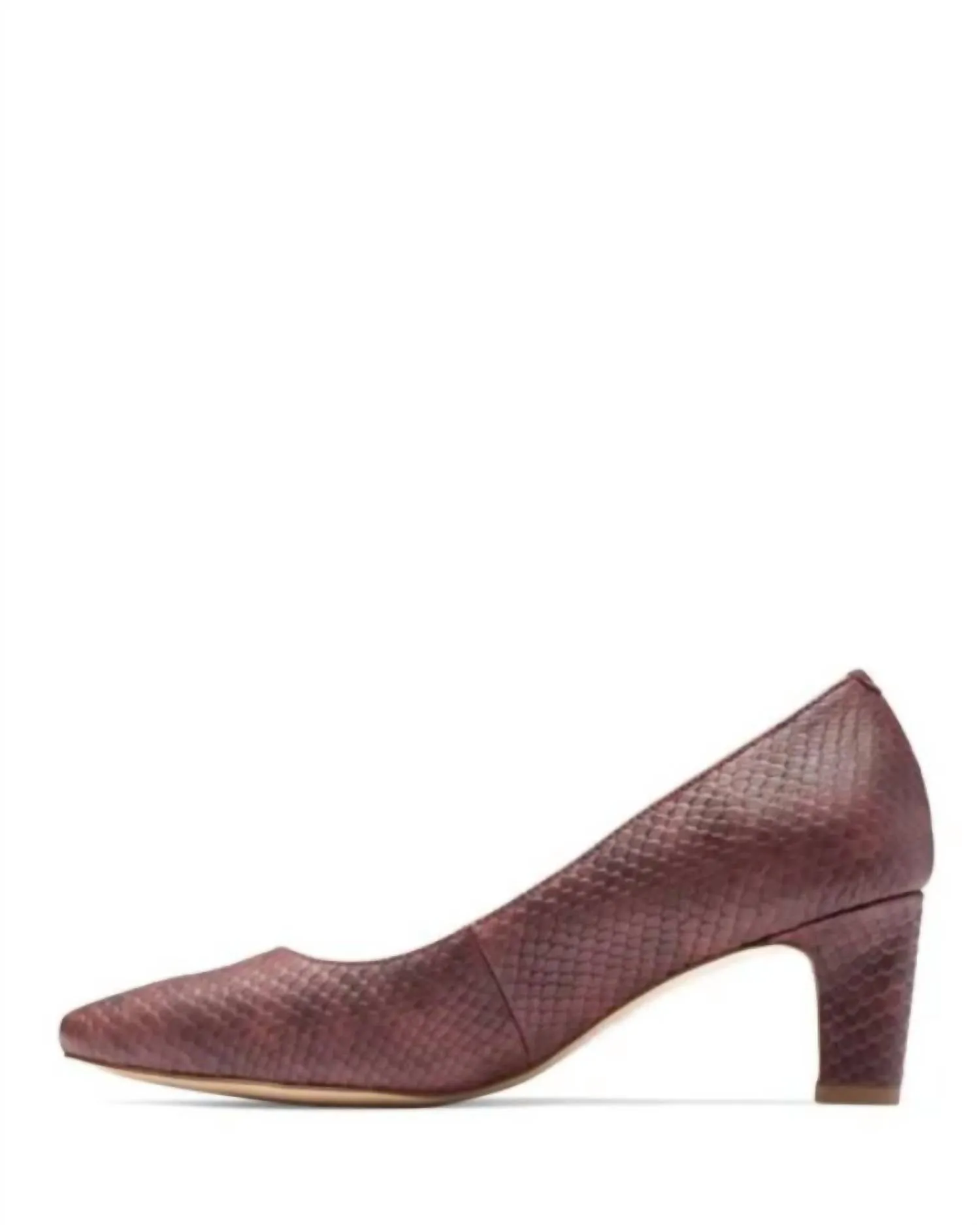 Peep Toe Pumps Women's Mia Pump Heel In Merlot