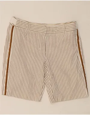 Matte Finish Thermoregulating Layer J. CREW Womens City Fit Chino Shorts US 6 Medium W30 Off White Pinstripe