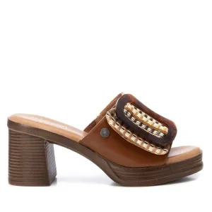 Women's Block Heel Sandals In Camel Fashionable Boots Comfortable Wedding Shoes