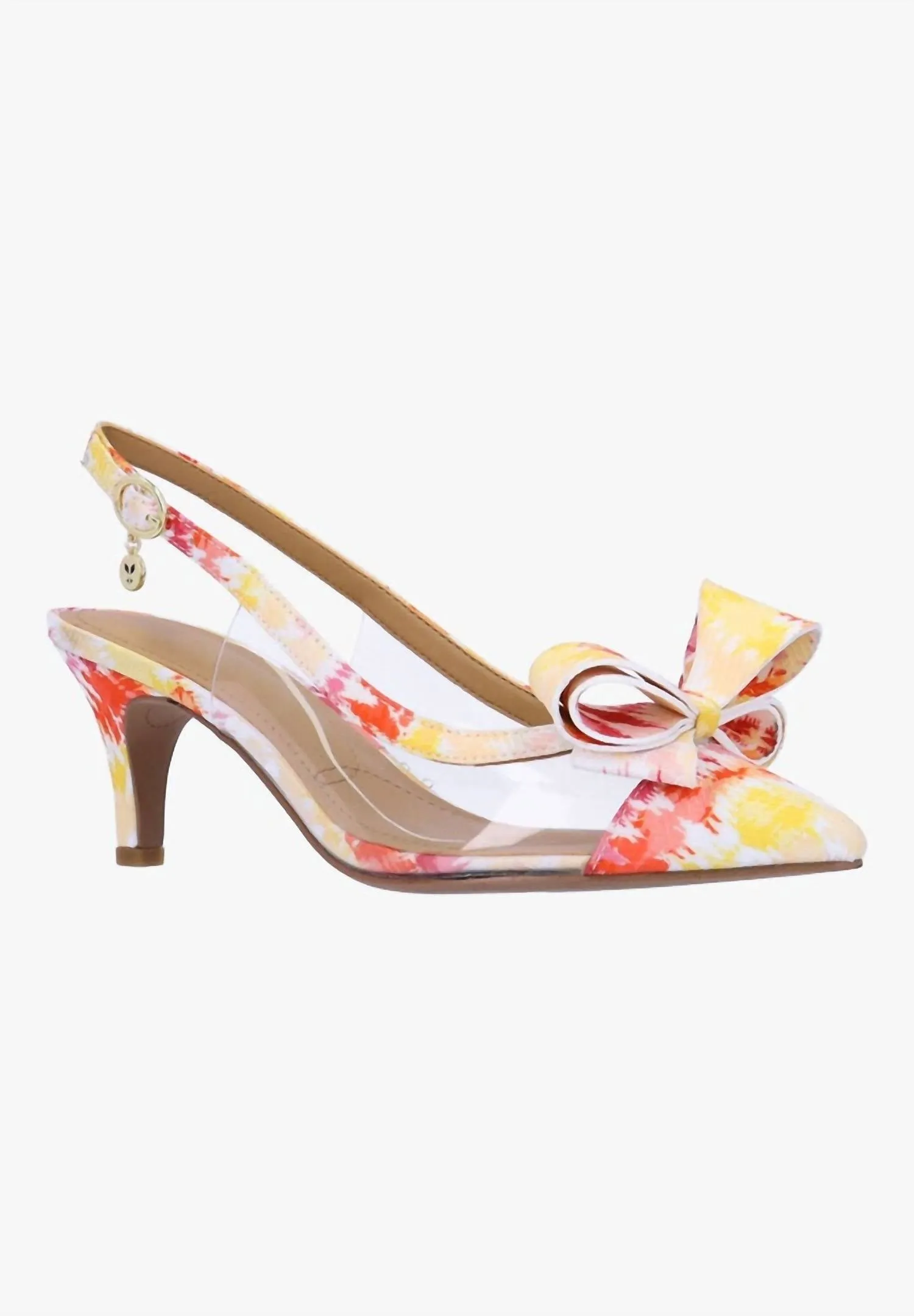 Women's Calista Sandal In Clear/warm Multi Fabric Multi Directional