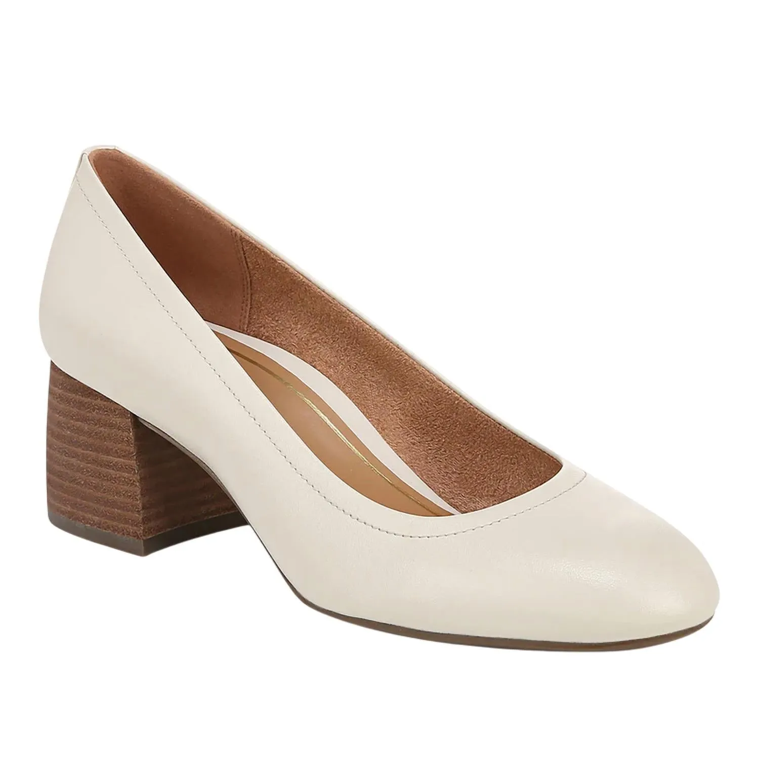 Women's Carmel Heel In Cream All Occasion