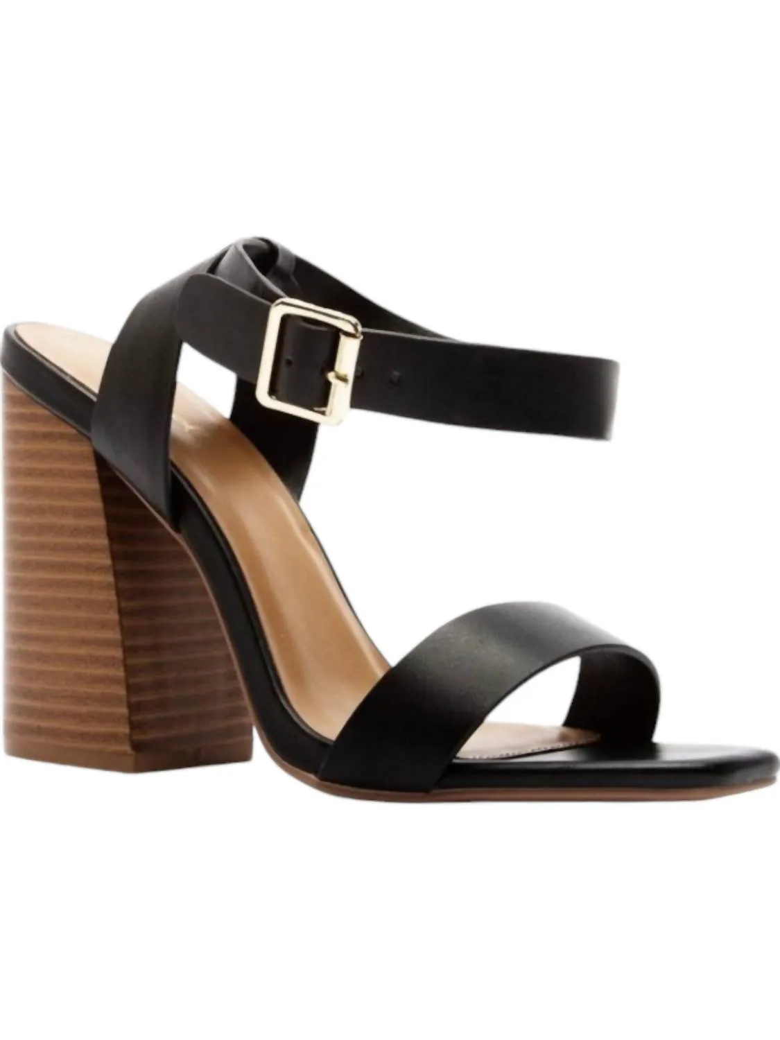 Sturdy Build Women's Chunky Heels In Black