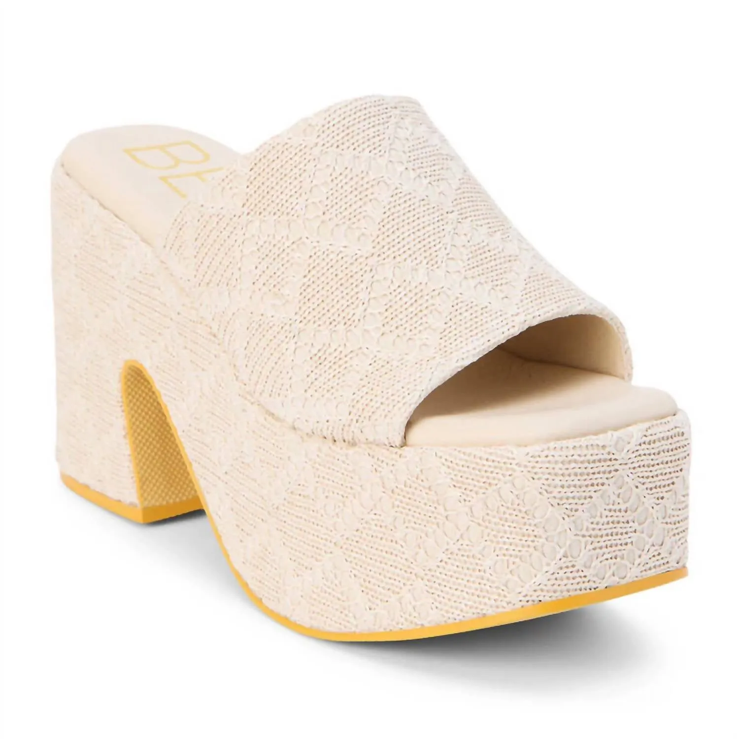 Romantic Heels Women's Como Platform Heel In Beige