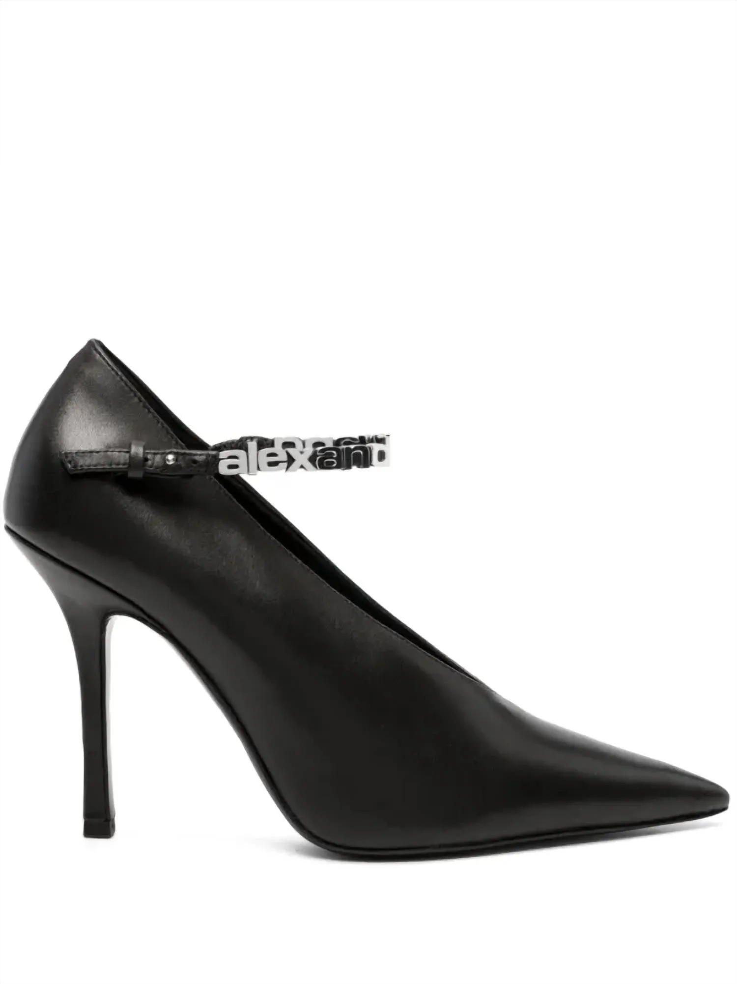 Effortless Style Women's Delphine 105Mm Logo Lettering Pumps In Black