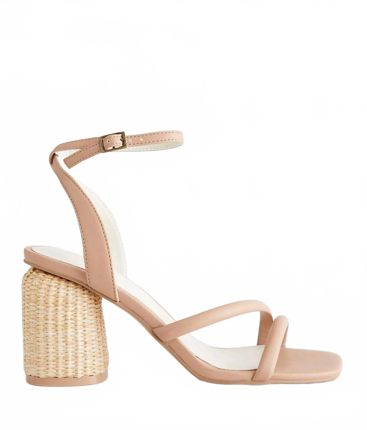 Traction pattern suede look Women's Destiny Heels In Blush