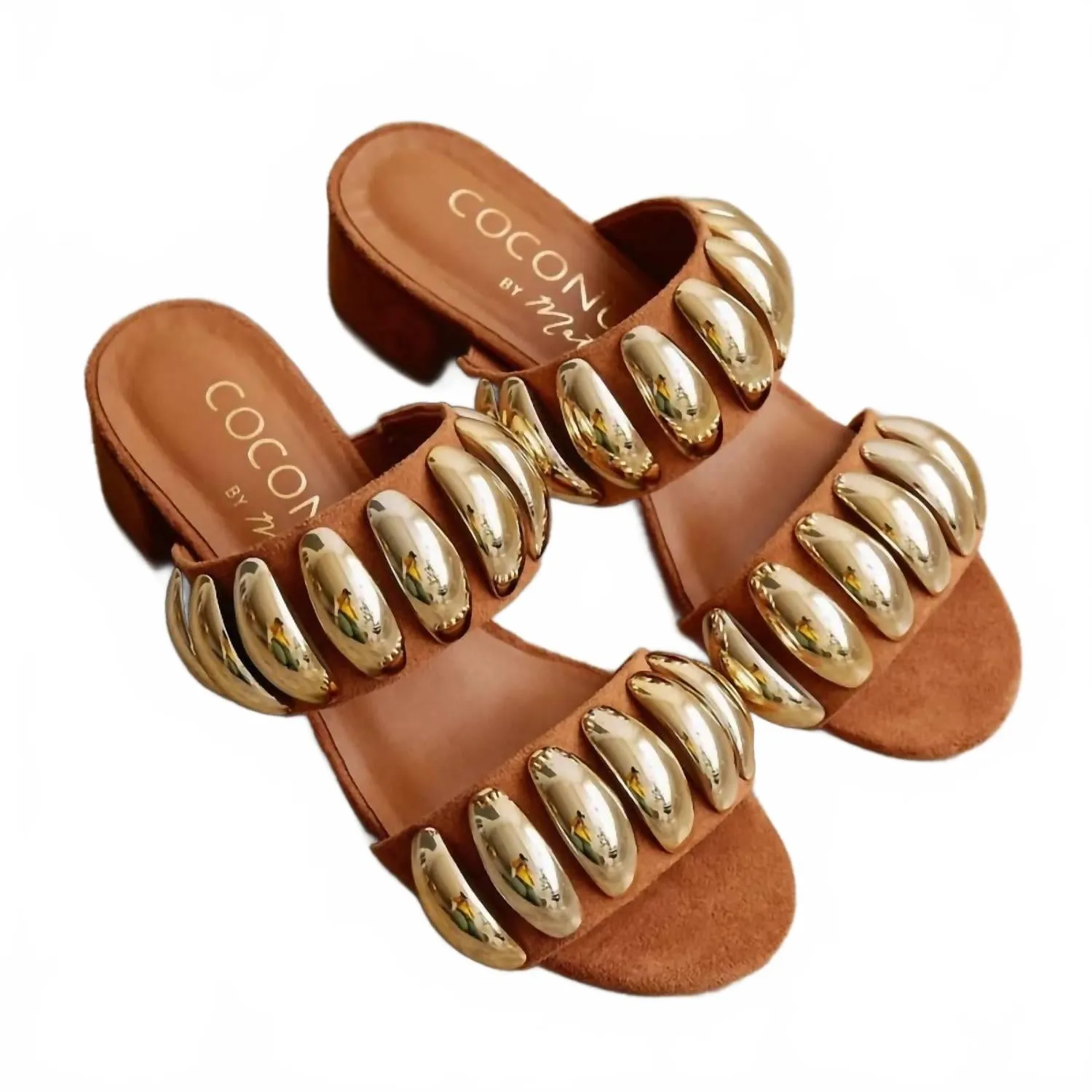 Women's Dome Fawn Heels In Brown Versatile Piece Bridal Flats and Heels