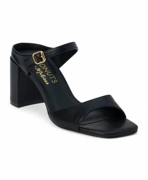 Women's Donnie Heeled Sandal In Black Sporty Heeled Shoes True Fit