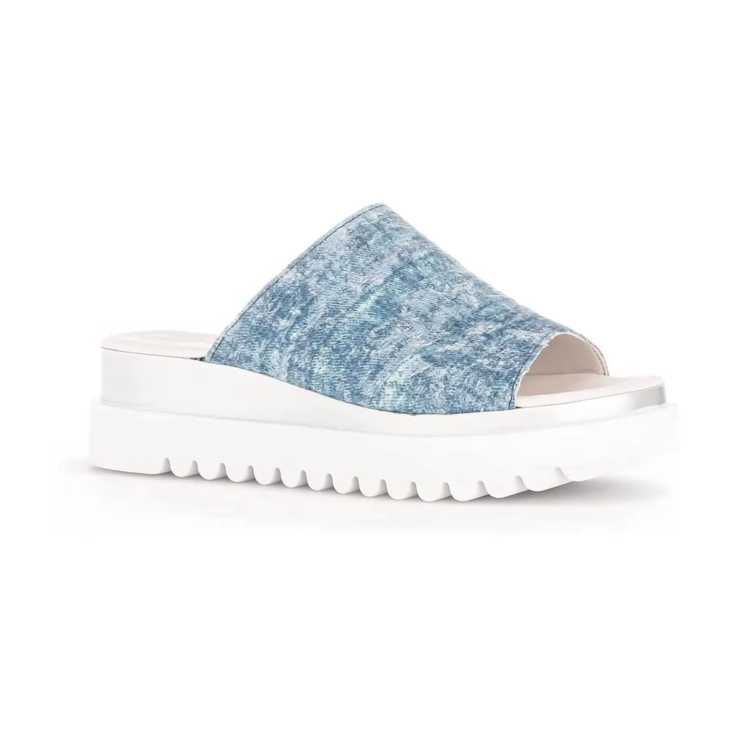 Women's Emily Rose Denim Platform In Blue Chic Shoes