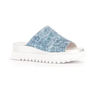 Women's Emily Rose Denim Platform In Blue Chic Shoes