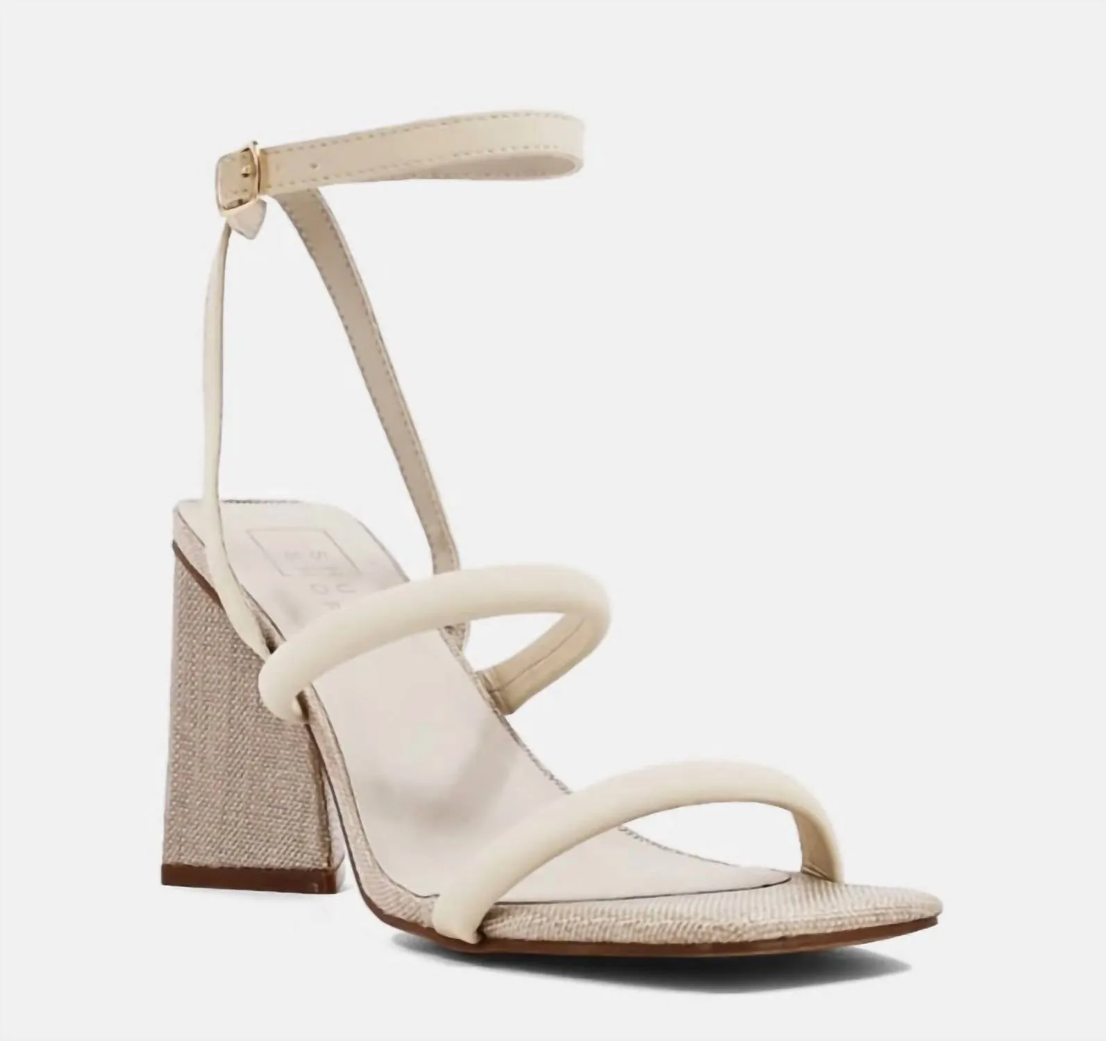 On The Go Women's Evangeline Woven Heel In Bone
