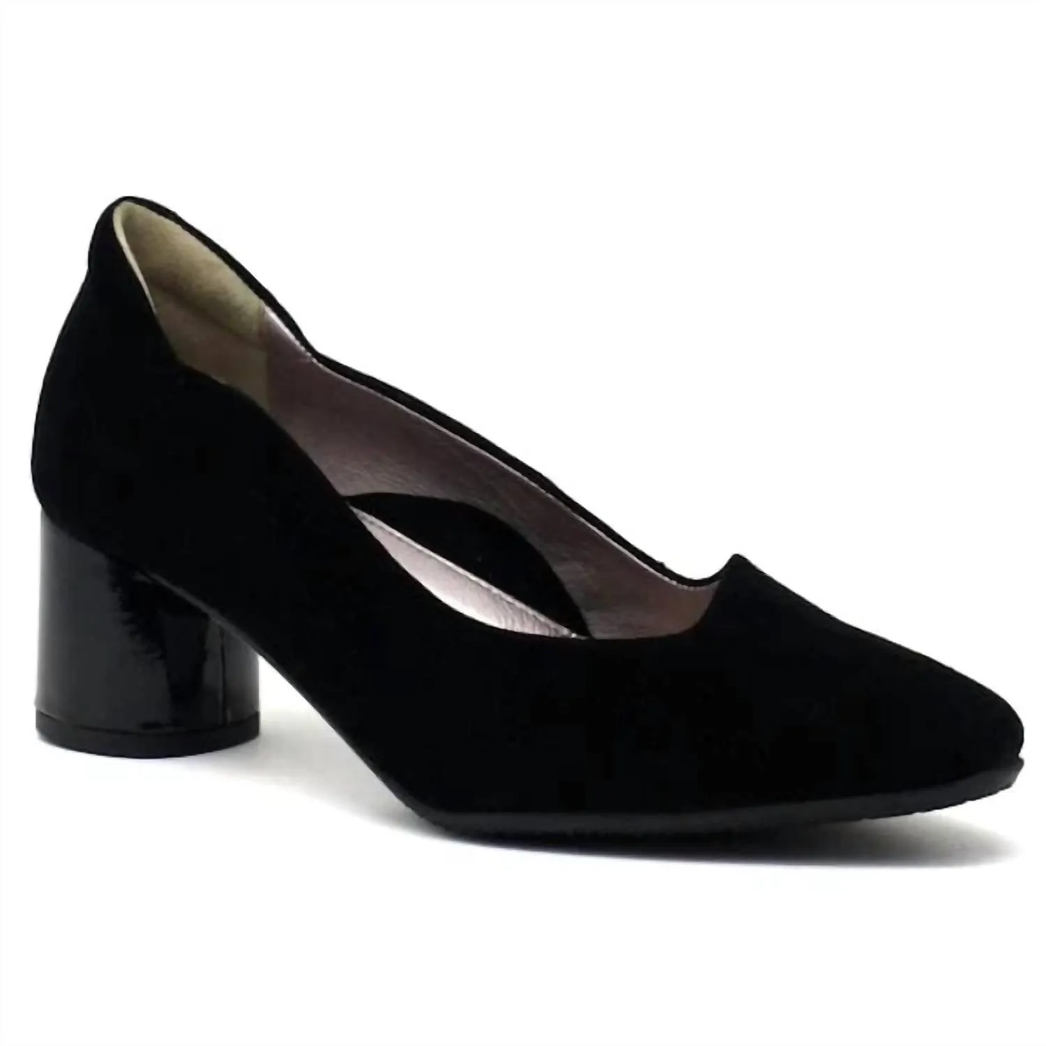 Women's Evelyn Pump In Black Anti blister