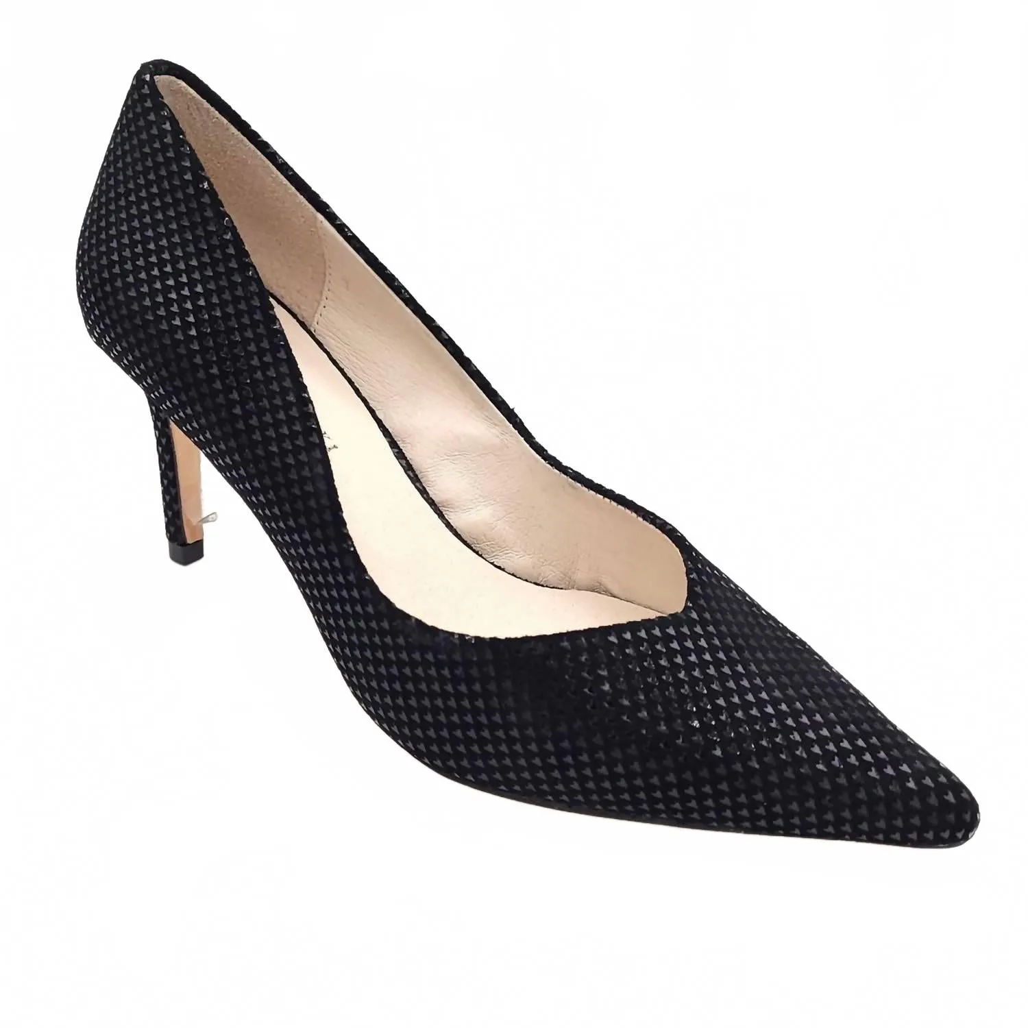 Women's Franky Heel In Black Suede Laced