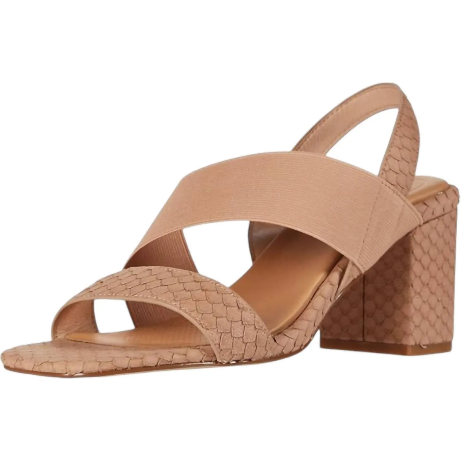 Women's Hally2 Heeled Sandal In Latte Fanci Snake Evening Sandals confident look