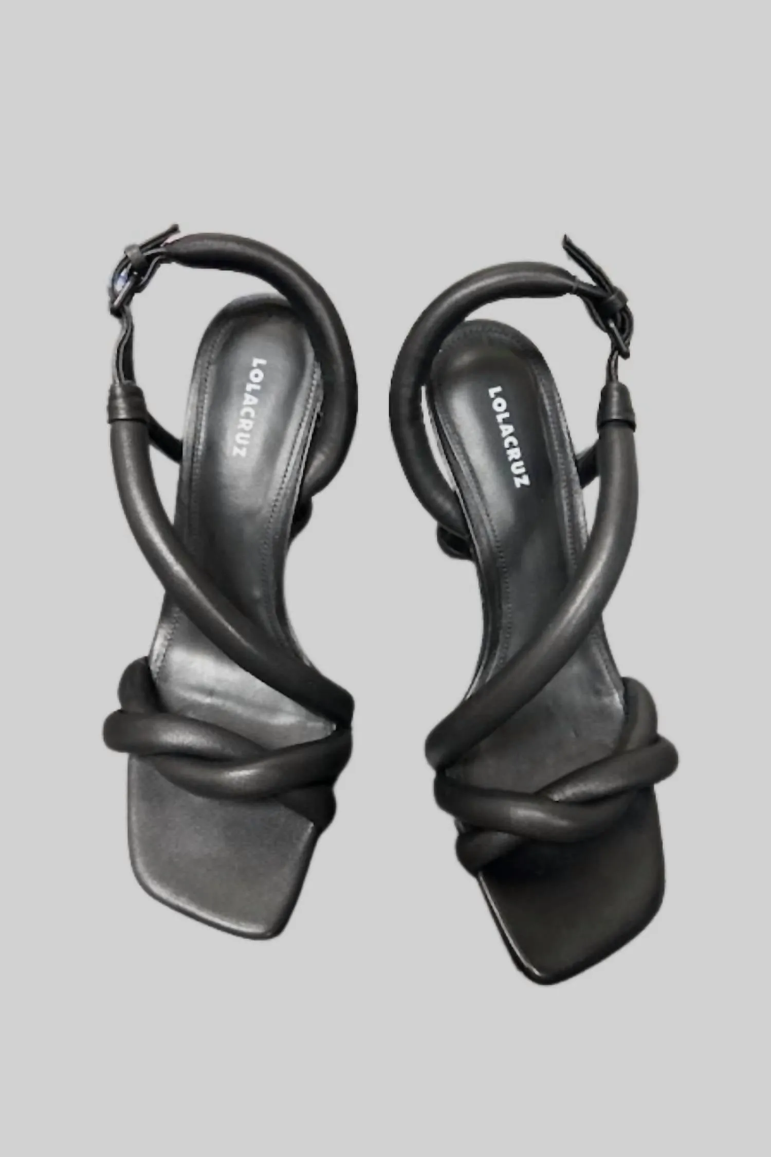 Flexible Construction hypoallergenic Women's Heeled Sandal In Black