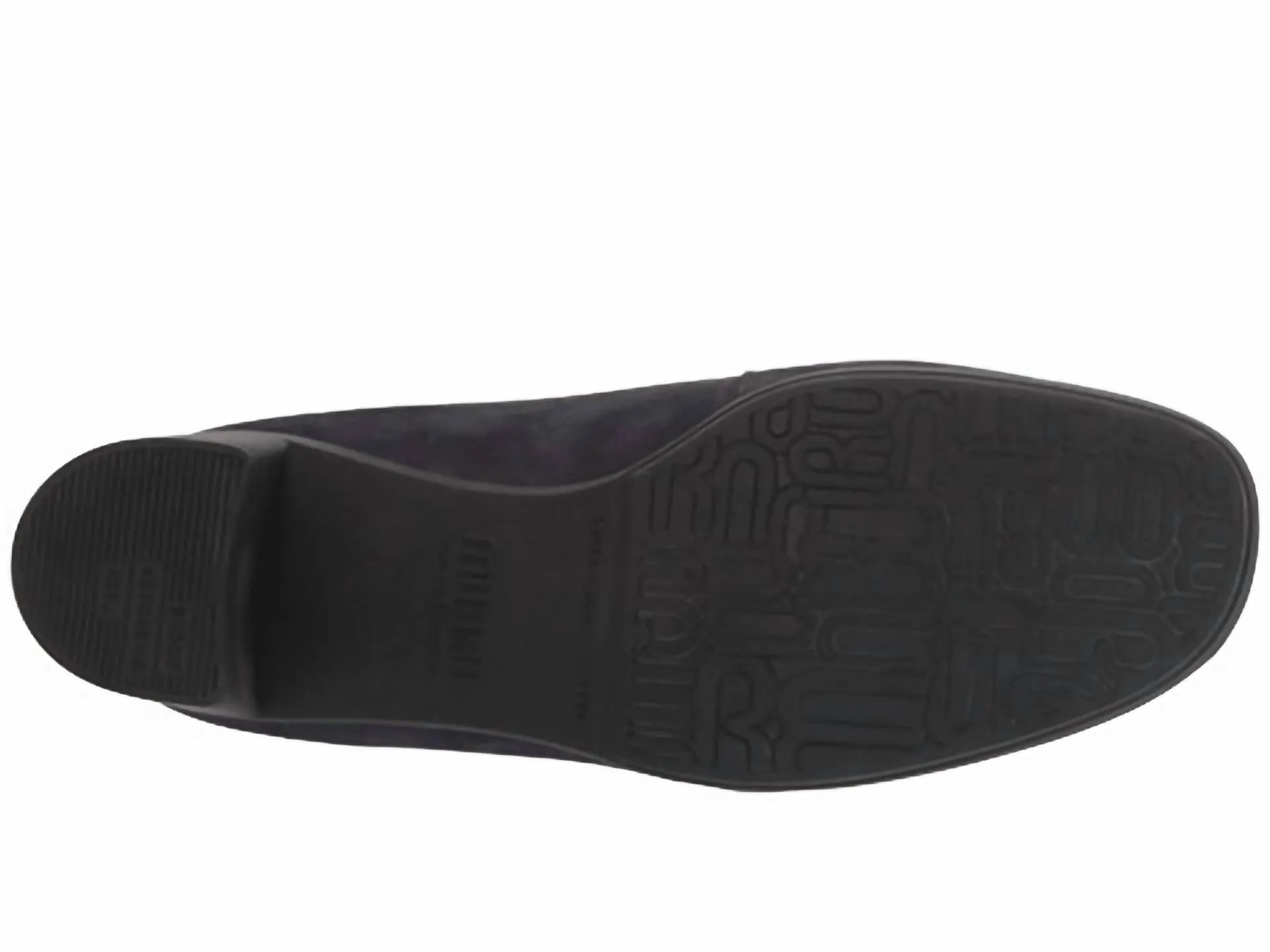 Padded Tongue Women's Jemma Pebbled Heels Shoe In Blue Pebbled Nubuck