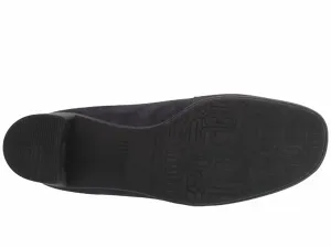 Padded Tongue Women's Jemma Pebbled Heels Shoe In Blue Pebbled Nubuck