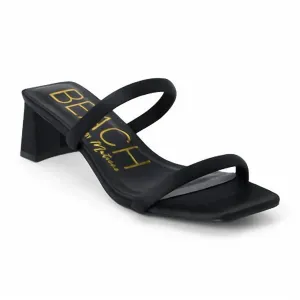 Women's Jerry Slide Sandals In Black Mesh Upper