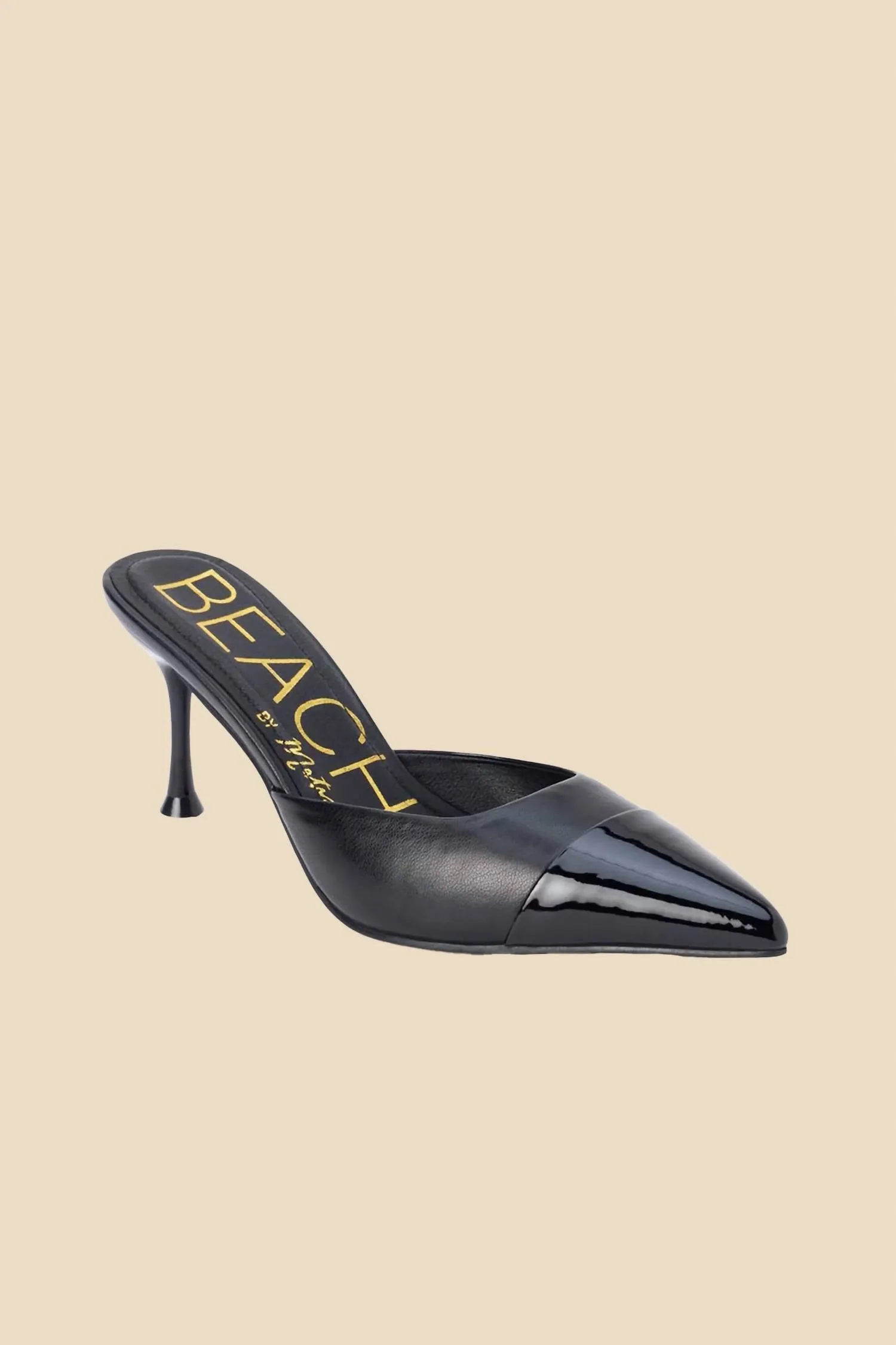 Women's Jo Pump Mule In Black party look Fashion Heels for Fall