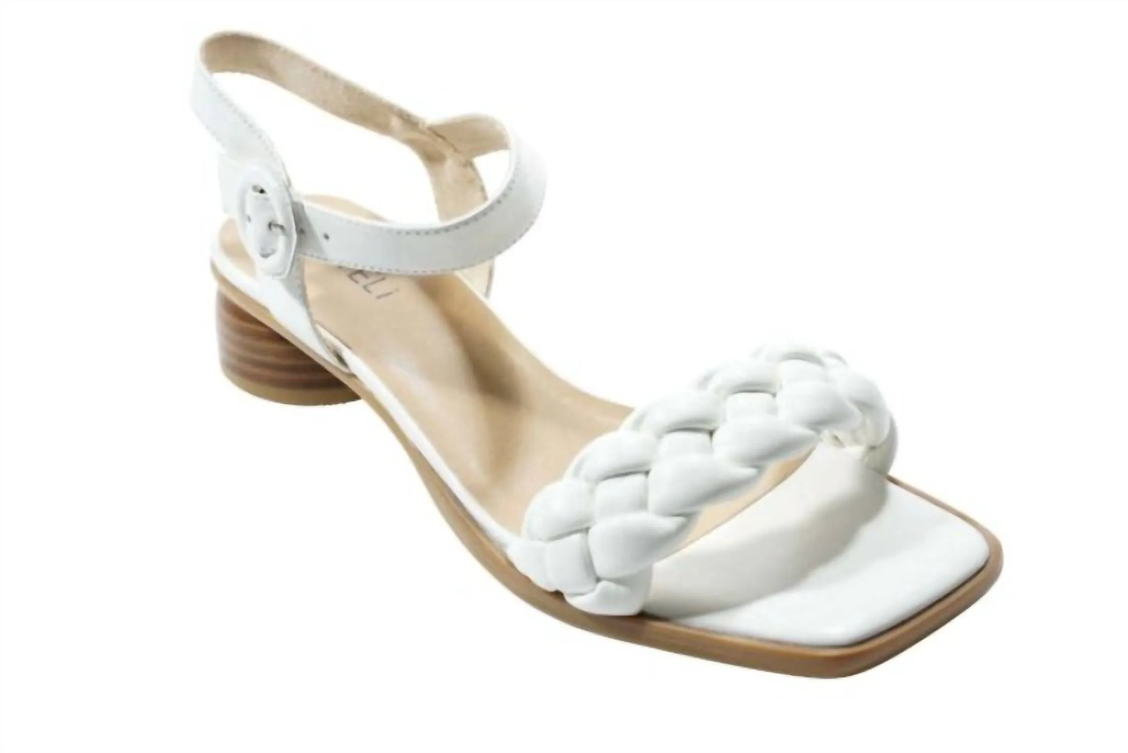 Women's Kalee Sandal In White Bridal Stilettos Comfortable Day Pumps