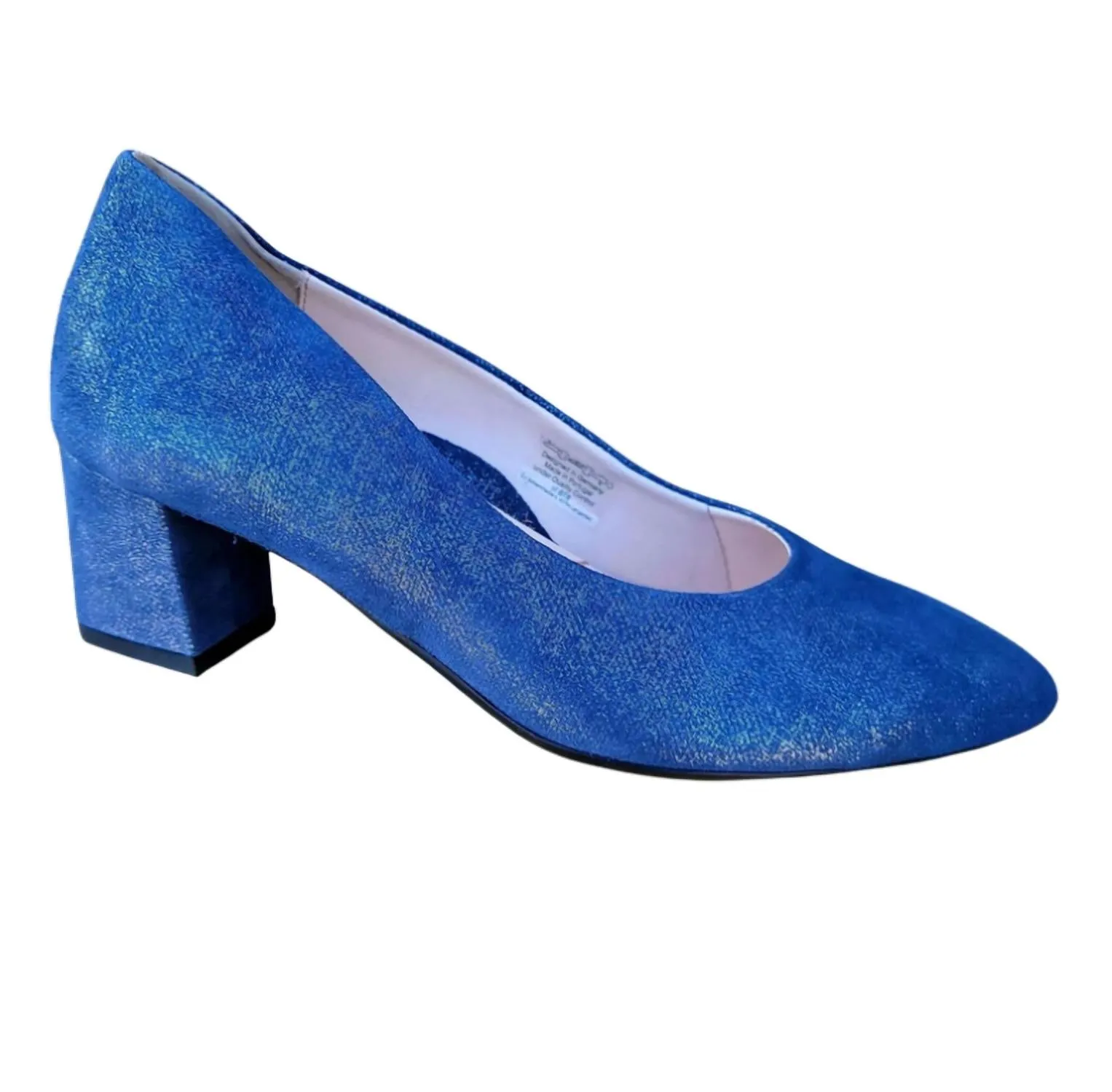 Everyday Edge High Fashion Women's Lichfield Pumps In Navy Glitter Metallic