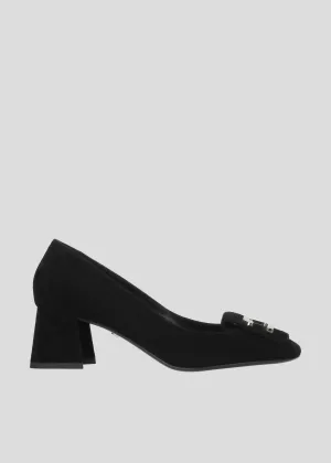 Ballet-Inspired Heels Women's Lola Pump In Black Suede