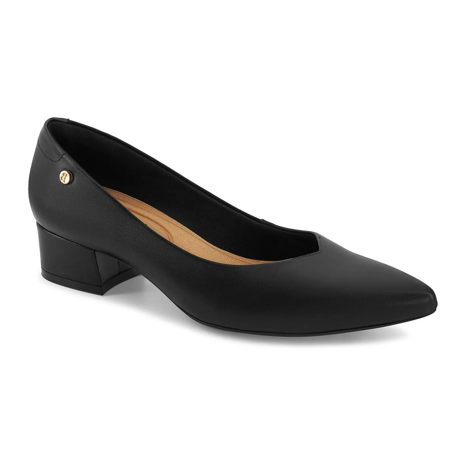 City Cool Elastic laces Women's Low Heel Pumps In Black