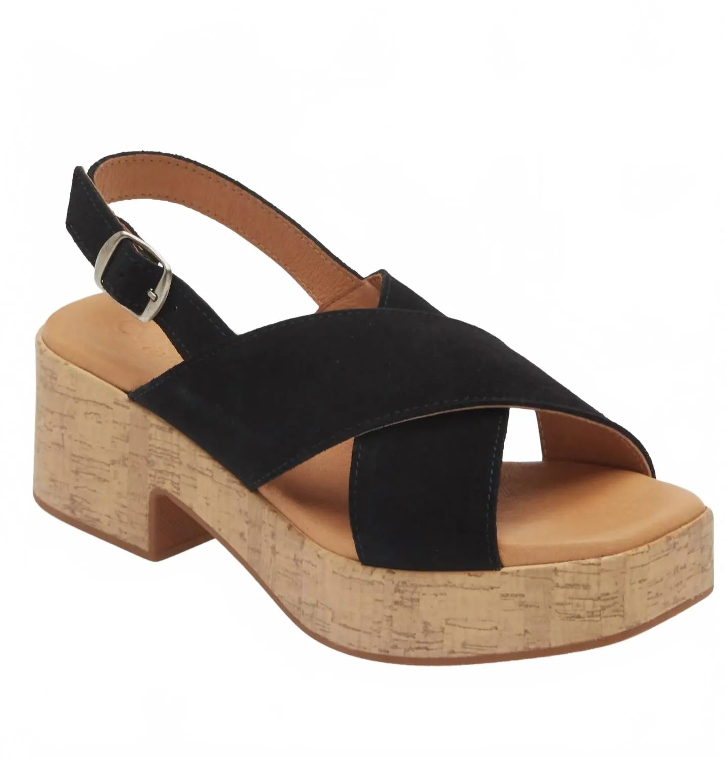 Refined touch Women's Malin Wedge Sandal In Black
